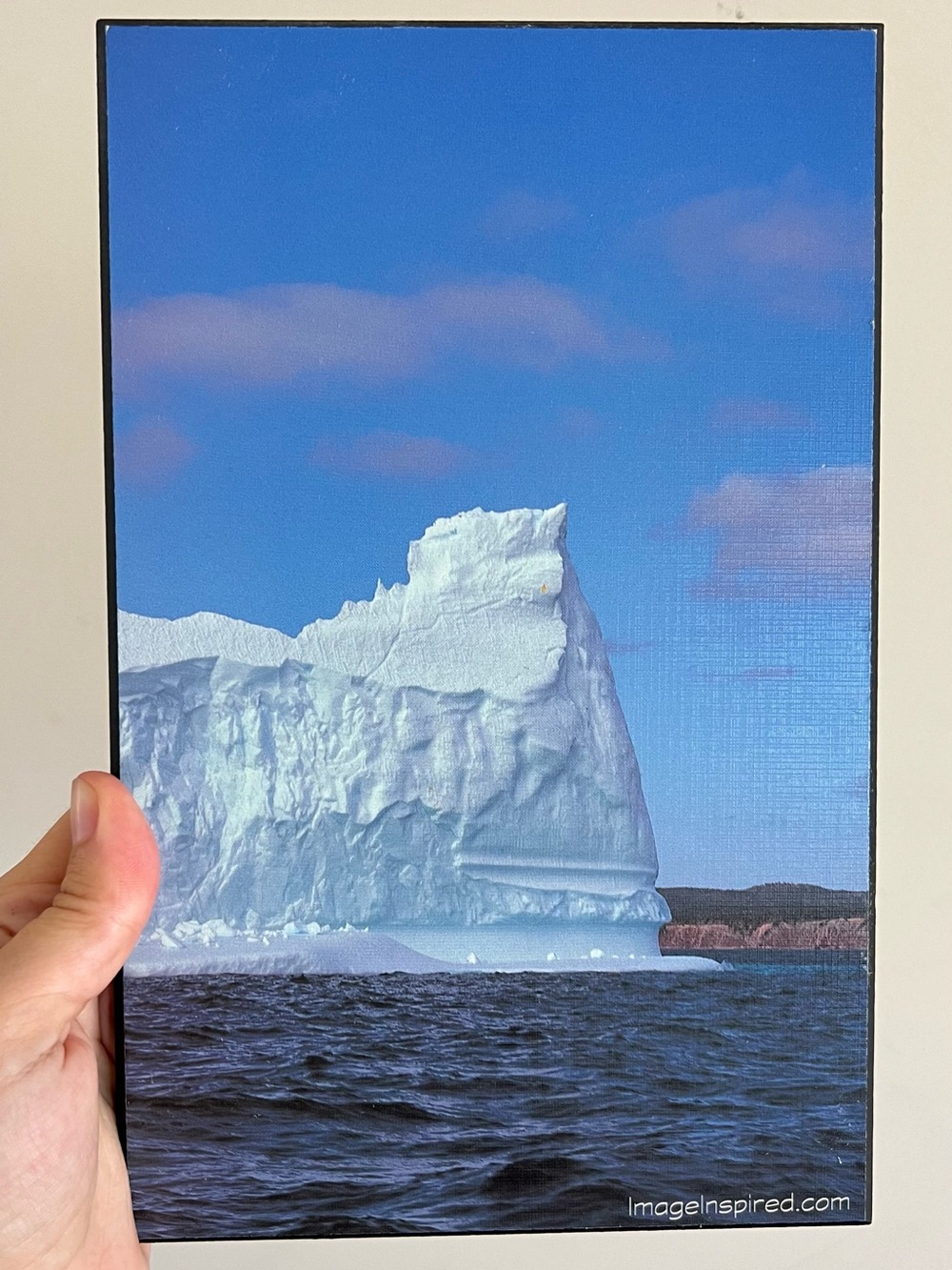 Set of 2 ! Blue Iceberg Canvas Wall Art - ImageInspired